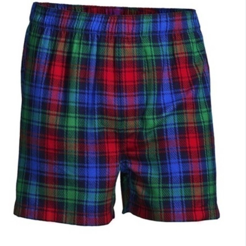 Lands' End Men's Classic Fit Flannel Boxers size medium new in package